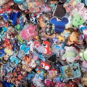 Disney Mix 4cm Acrylics For Diy-50pcs